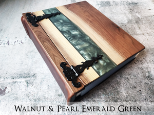 Remember a loved one with a memorial book, featuring Tylir Wisdom's craftsmanship at Rustic Engravings.
