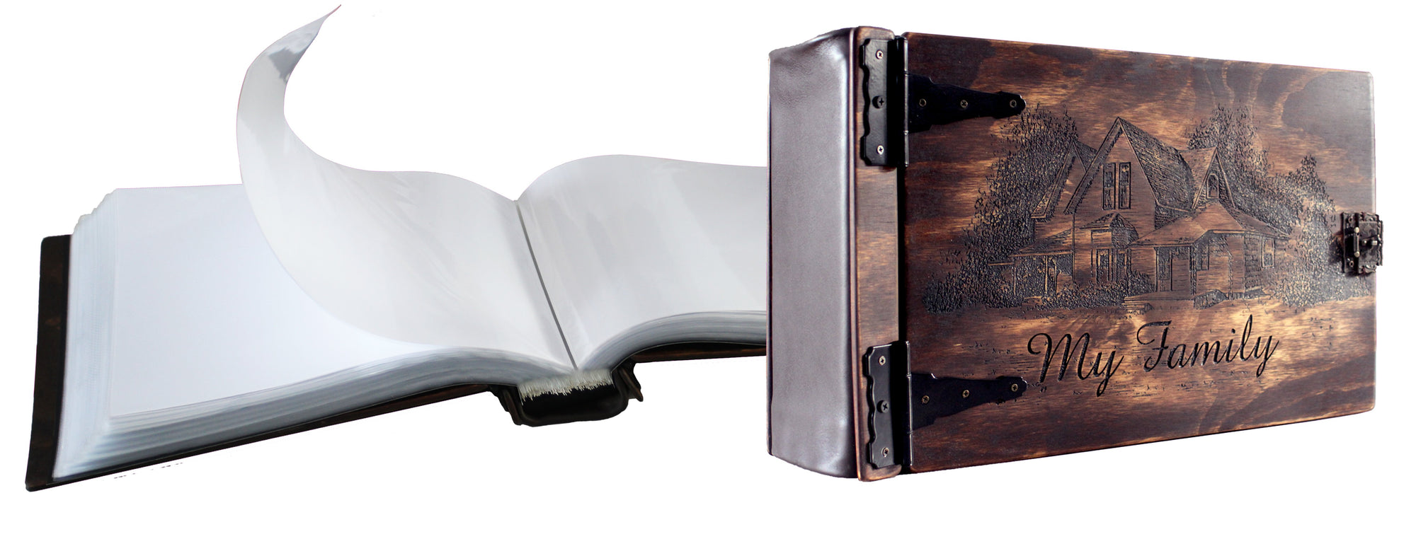 Large Panorama Wooden Books