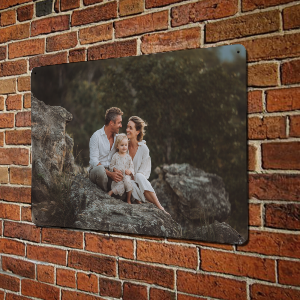 Custom Metal Sign UV print Aluminum Plate 11.8" x 7.9"