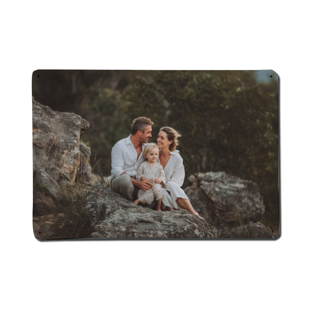 Custom Metal Sign UV print Aluminum Plate 11.8" x 7.9"