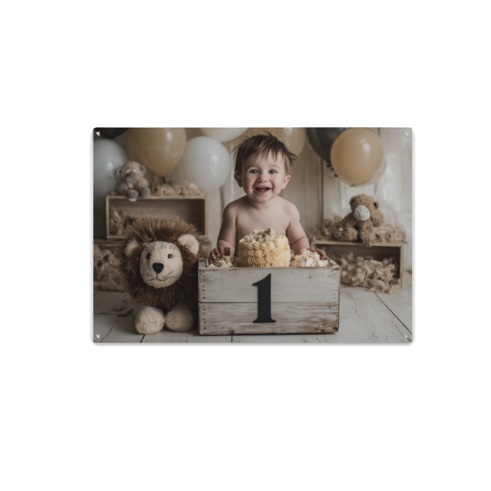 Custom Metal Sign UV print Aluminum Plate 18" x 12"