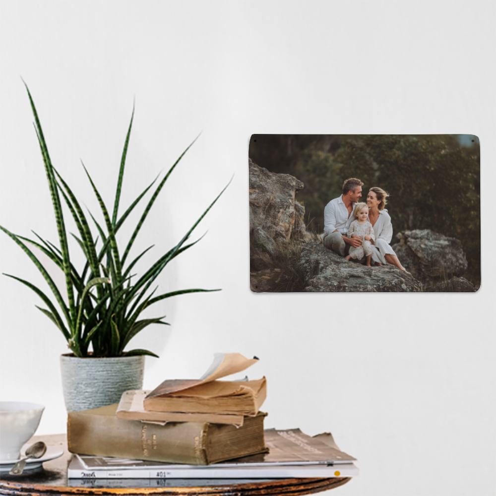 Custom Metal Sign UV print Aluminum Plate 11.8" x 7.9"