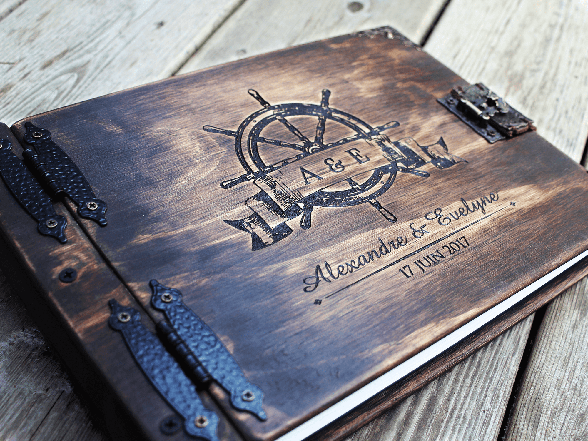 Family Vacation Photo Book | Keep your family vacation memories alive in a personalized photo book by Rustic Engravings - the perfect way to cherish your time together.