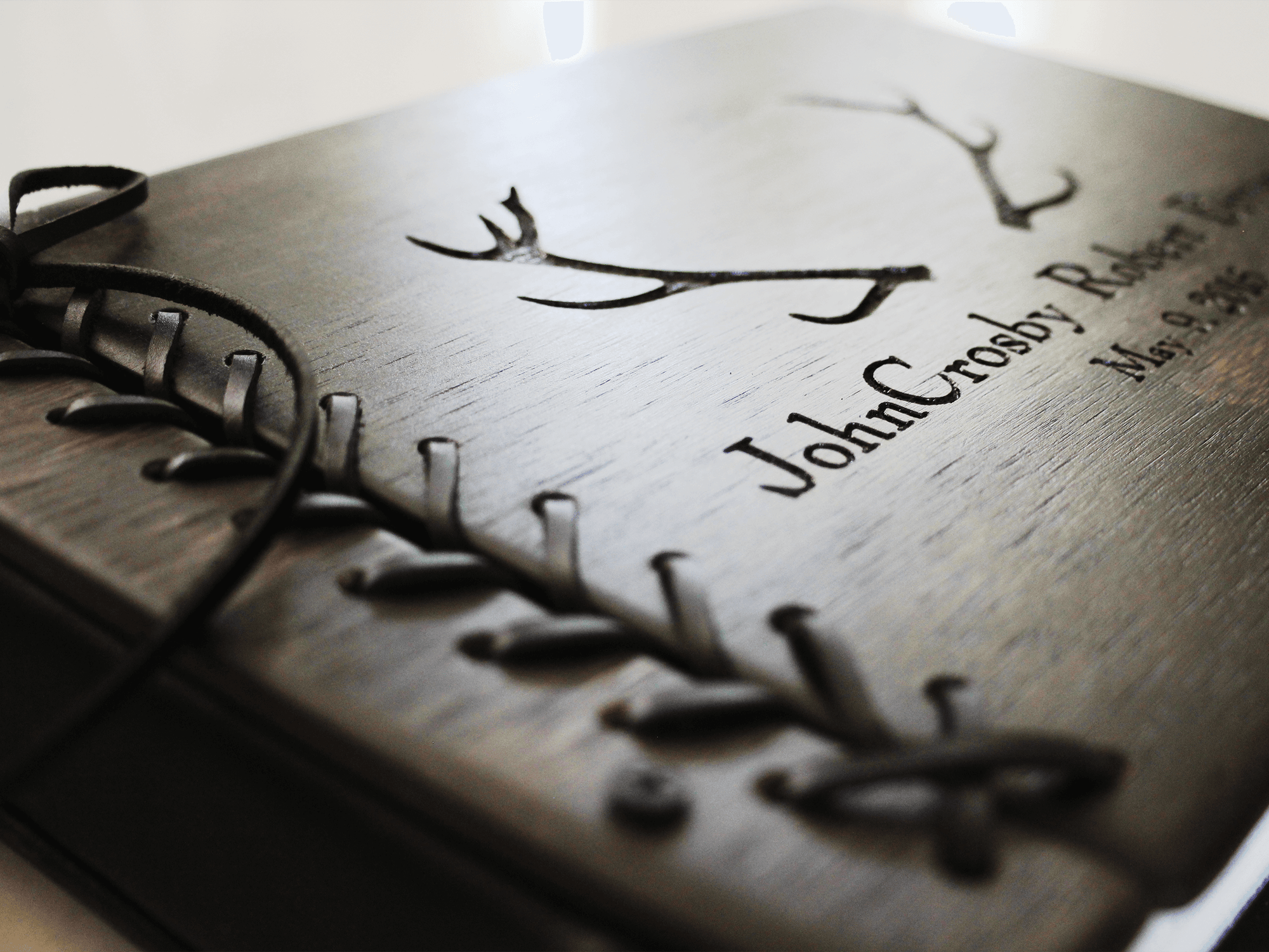 Forever in Our Hearts Memory Book | Keep the memory of your loved one alive with this touching and personalized memory book by Rustic Engravings - a cherished tribute to their life.