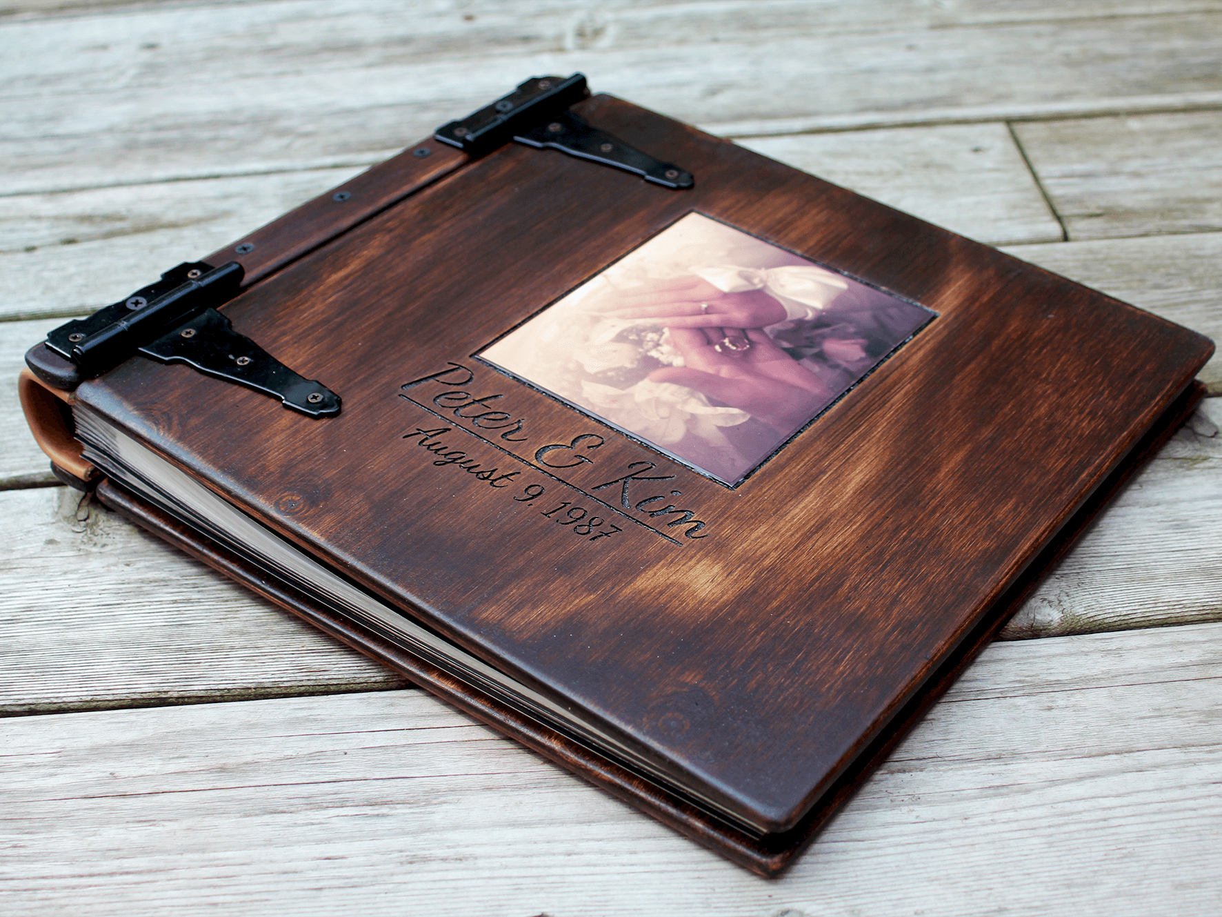 Rustic Family Photo Album | Document your family's journey with a beautifully crafted, personalized photo album by Rustic Engravings. The perfect way to tell your family's story and keep it alive for years to come.
