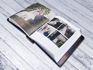 Engraved Wood photo album for 5th Anniversary | Toast to your love with an engraved wood photo album by Rustic Engravings - a perfect 5th anniversary gift to commemorate your journey together.