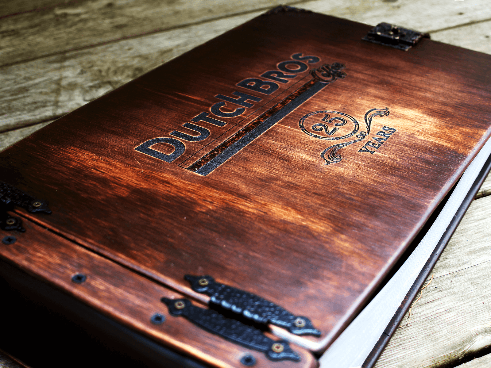 Custom Art Portfolio | Showcase your art in a one-of-a-kind portfolio from Rustic Engravings - a gift that is tailored to the artist's unique style.