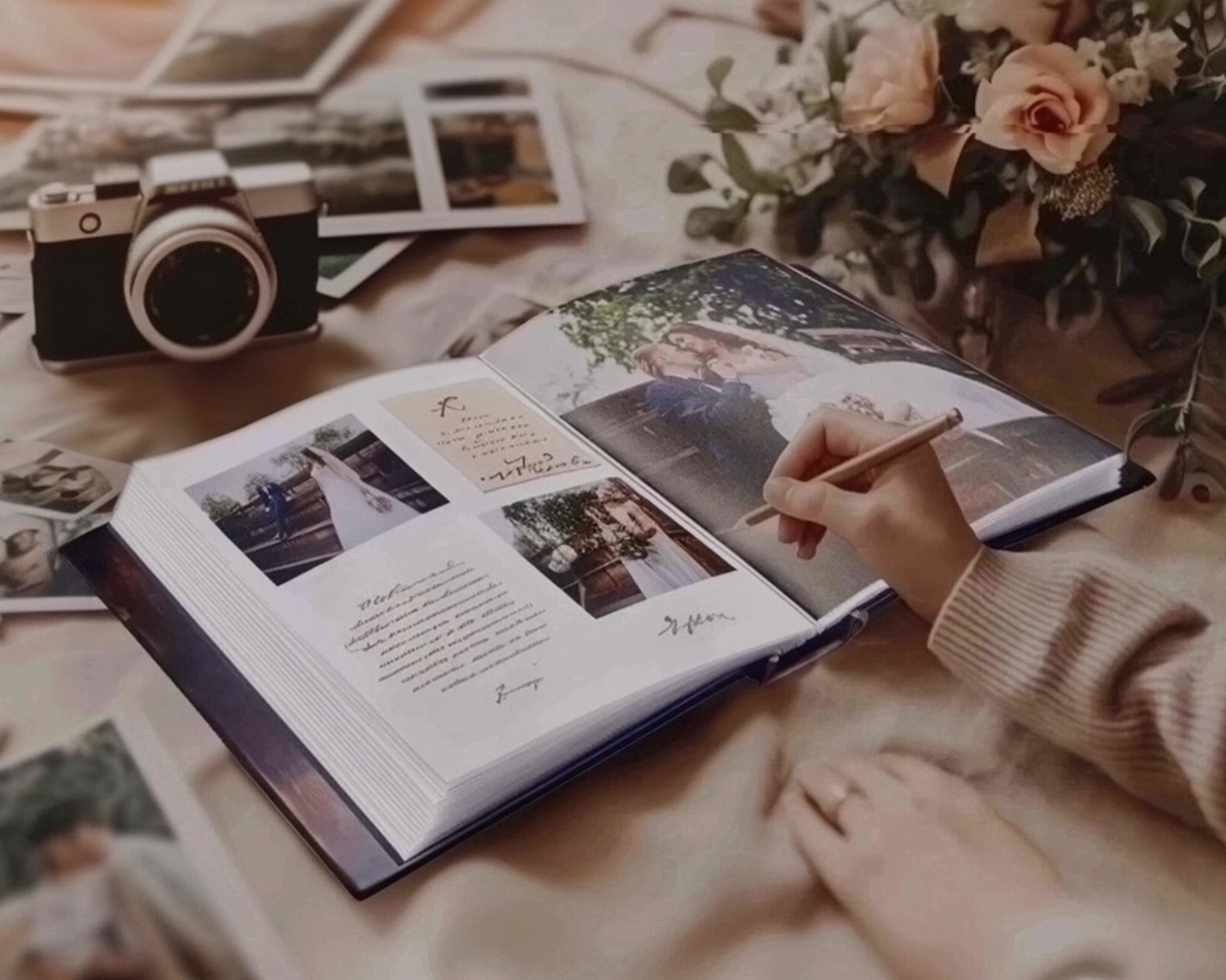Portrait Wooden Book