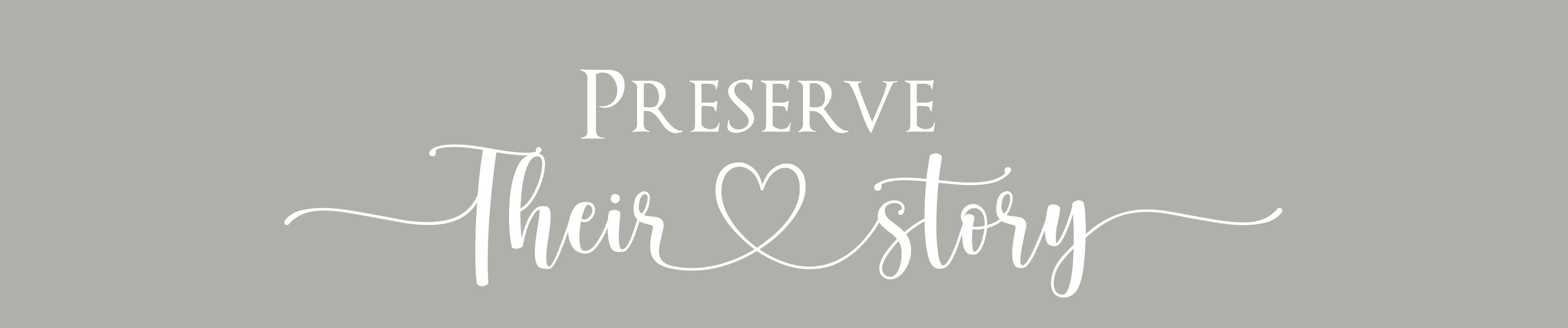 Rustic Engravings custom engraved photo album design with the phrase 'Preserve Their Story' for cherished memories.