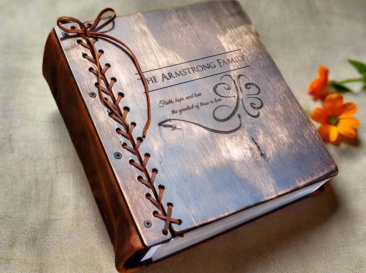 Personalized Travel Photo Book | Create a one-of-a-kind travel photo book by Rustic Engravings - the perfect way to showcase your adventures around the world.