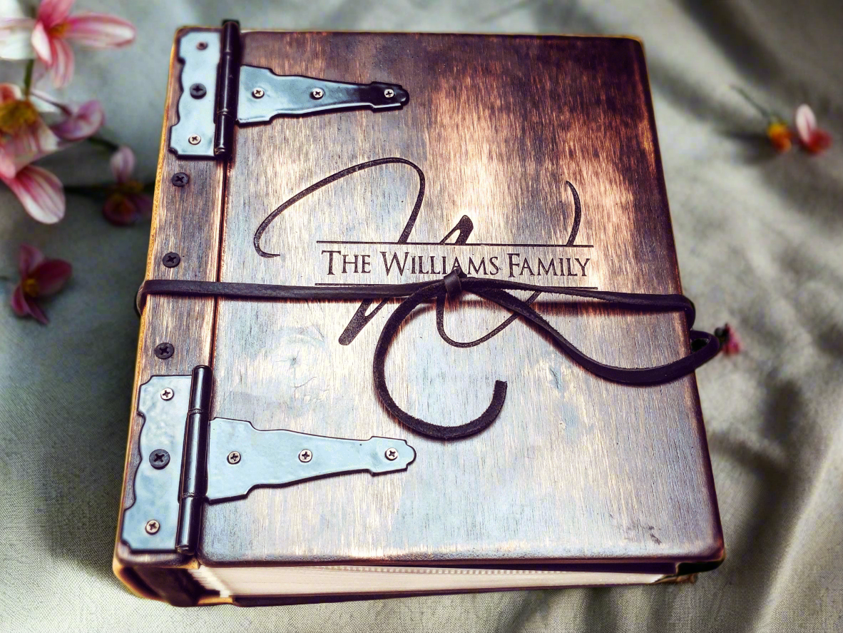 Portrait Wooden Book