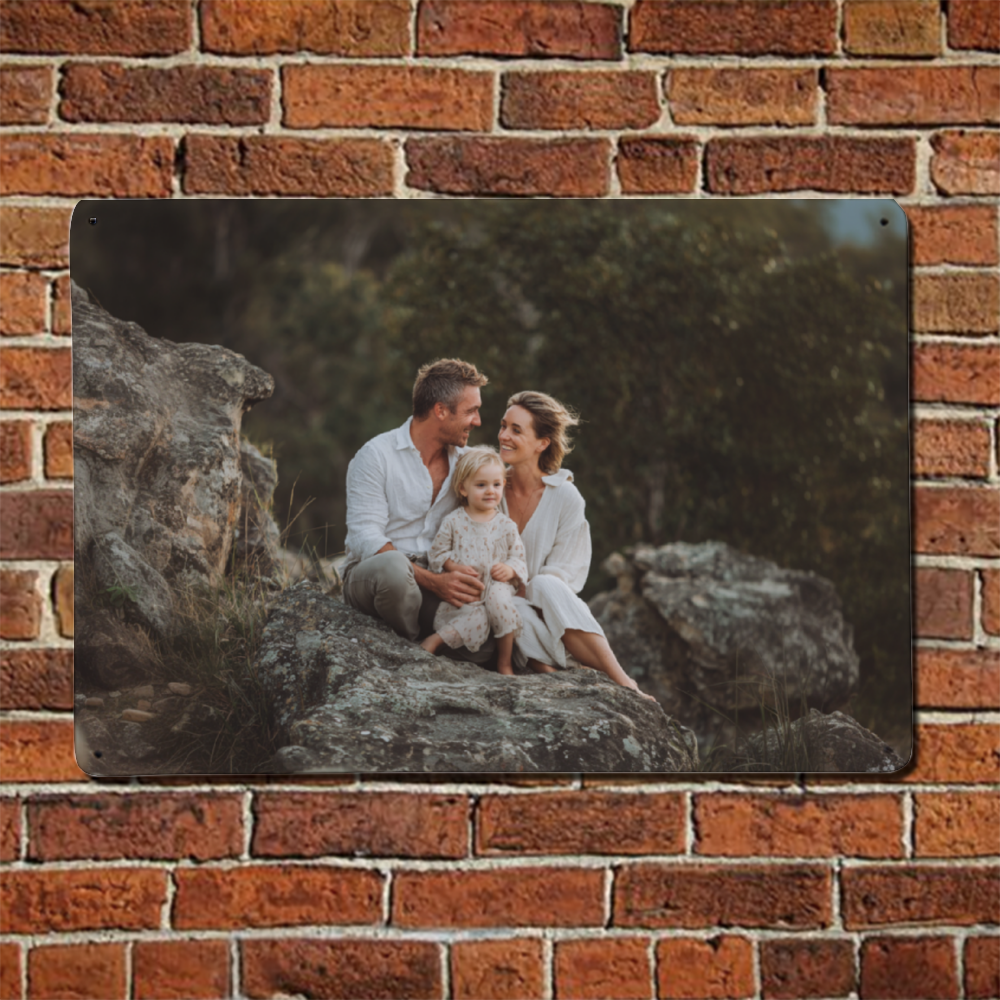 Custom Metal Sign UV print Aluminum Plate 11.8" x 7.9"