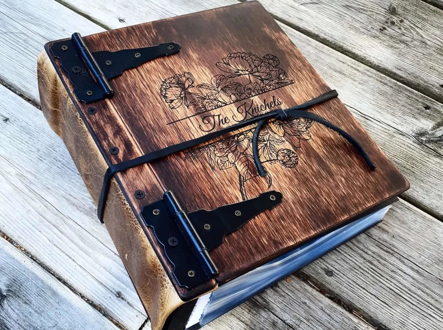 Handmade Art Portfolio | Display your art in style with a rustic yet elegant art portfolio from Rustic Engravings - a gift that will be treasured for years to come.
